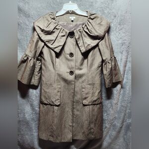 Women's SEMANTIKS sz med bronze coat